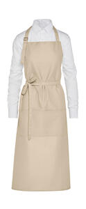 SG Accessories - BISTRO AMSTERDAM - Recycled Bib Apron with Pocket JG22P-REC Damen Bistro Arbeitskleidung