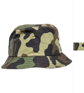Flexfit Camo Bucket Hat 5003CB Kappe NEU