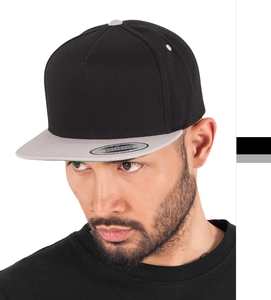 Flexfit Classic 5 Panel Snapback 6007T Kappe NEU