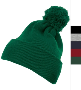 Flexfit Cuffed Pom Pom Knit Beanie 1501P Beanie NEU