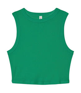 Bella+Canvas Womens Micro Rib Muscle Crop Tank 1013 Damen T-Shirt NEU