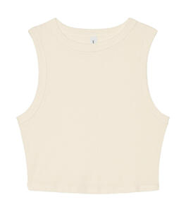 Bella+Canvas Womens Micro Rib Muscle Crop Tank 1013 Damen T-Shirt NEU