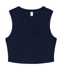 Bella+Canvas Womens Micro Rib Muscle Crop Tank 1013 Damen T-Shirt NEU