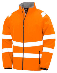 Result Genuine Recycled Recycled Printable Safety Softshell R505X Damen Herren Softshell Jacke Arbeitskleidung