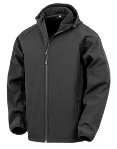Result Genuine Recycled Mens Recycled 3-Layer Hooded Softshell R911M Damen Herren Softshell Jacke
