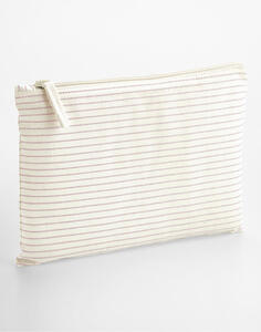 Westford Mill Striped Organic Cotton Accessory Pouch W253 Tasche NEU