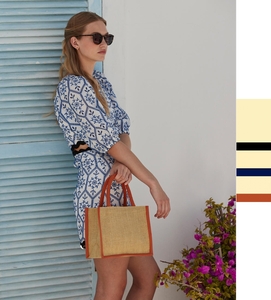 Westford Mill Natural Starched Jute Mini Gift Bag W477 Tasche NEU