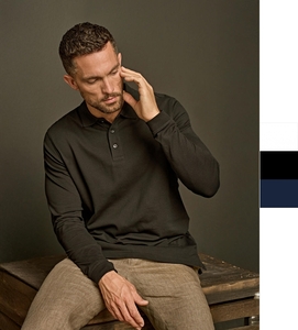 Tee Jays Herren Longsleeve Polo Stretch k�rperbetont S-3XL Luxury 1406 NEU