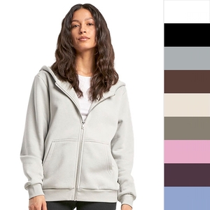 Ladies Fluffy Zip Hoody