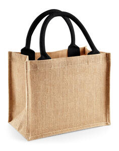 Westford Mill Jute Mini Gift Bag Geschenk Beutel Werbung Promotion W412 NEU