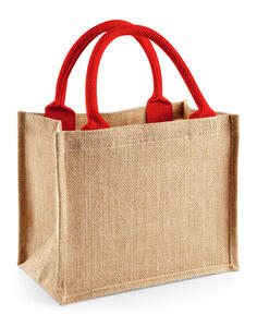 Westford Mill Jute Mini Gift Bag Geschenk Beutel Werbung Promotion W412 NEU