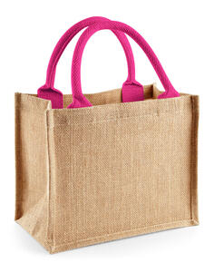 Westford Mill Jute Mini Gift Bag Geschenk Beutel Werbung Promotion W412 NEU