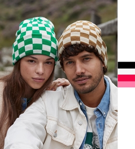 Checkerboard Beanie