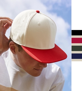 Contrast Flat Peak 6 Panel Cap