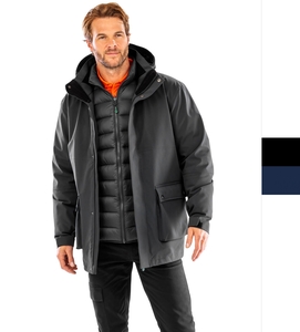 Result Recycled 3In1 Padded Ripstop Jacket R920X Damen Herren Jacke NEU