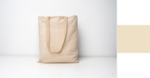 Classic Cotton Bag Natural Long Handles