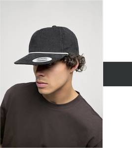 YP CLASSICS Unstructured Corduroy cap with braid rope
