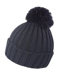 Result warme Damen Winter Beanie Stick M�tze Bommel Hdi Quest R369X NEU