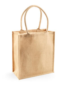 Westford Mill hochwertige Jute Einkaufstasche 19L Boutique Shopper Beutel W409