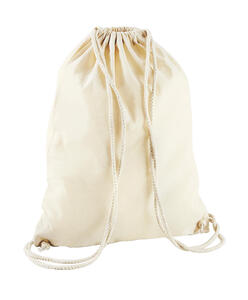 Westford Mill Rucksackbeutel Baumwolle Sport Schule Cotton Gymsac W110 NEU