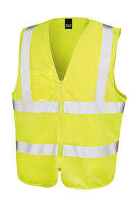 Result Sicherheitsweste Safe Guard Zip Safety Tabard EN20471 Klasse 2R202X NEU