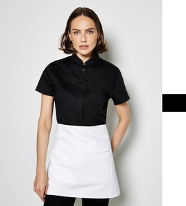 Bargear Womens Tailored Fit Mandarin Collar SSL KK736 Damen Bluse Bistro Arbeitskleidung