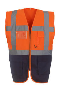 Yoko Sicherheitsweste Reflektor EN ISO20471 Klasse 2 Hi-Vis Executive HVW801