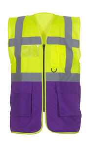 Yoko Sicherheitsweste Reflektor EN ISO20471 Klasse 2 Hi-Vis Executive HVW801