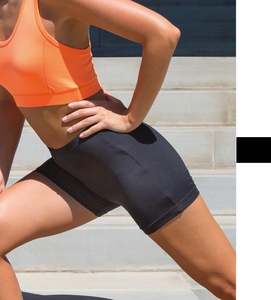 Result Damen Leggins Shorts 2XS-2XL - Sport Fitness Impact Softex S283F NEU