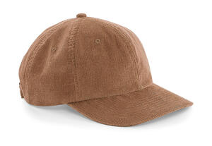 Beechfield Herren Retro Cord Cap Heritage Klemmverschluss Schwei�band B682 NEU