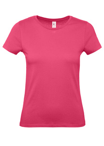 B&C Damen T-Shirt #E150 Baumwolle 40-C waschbar vorgeschrumpft XS bis 3XL TW02T