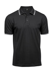 Tee Jays Herren Luxury Stripe Stretch Poloshirt Mini Piqu� S bis 3XL 1407 NEU