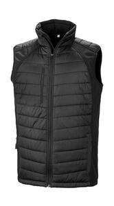 Result Black Unisex SteppwesteCompass Padded Softshell Gilet Bodywarmer R238X