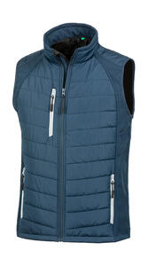 Result Black Unisex SteppwesteCompass Padded Softshell Gilet Bodywarmer R238X