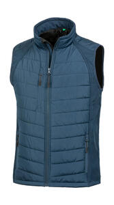 Result Black Unisex SteppwesteCompass Padded Softshell Gilet Bodywarmer R238X