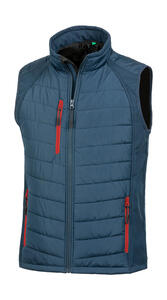 Result Black Unisex SteppwesteCompass Padded Softshell Gilet Bodywarmer R238X