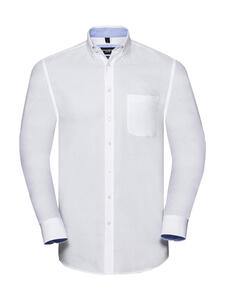 Russell Europe Herren LS Tailored Washed Oxford Shirt Baumwolle R-920M-0 NEU