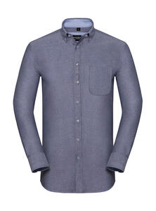Russell Europe Herren LS Tailored Washed Oxford Shirt Baumwolle R-920M-0 NEU
