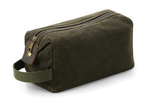 Quadra Heritage Kosmetikbeutel Tasche 4 Liter Waxed Canvas Wash Bag QD651 NEU