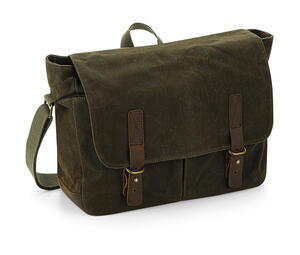 Quadra Heritage Waxed Canvas Messenger QD653 Tasche NEU