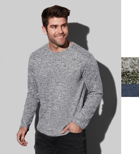 Stedman Herren Knit Sweater Strickpullover Casual Fit ko-Text BSCI ST9080 NEU