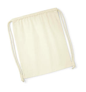 Westford Mill Organic Premium Cotton Gymsac Rucksackbeutel organisch W260 NEU