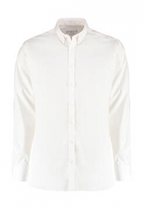 Kustom Kit Herren Slim Fit Stretch Oxford Shirt LS Hemd KK182 NEU