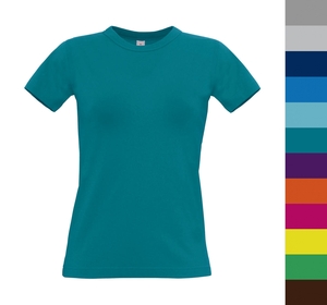 B&C Damen dnnes rundhals T-Shirt 21 Farben Baumwolle Exact 190 XS - 2XL NEU
