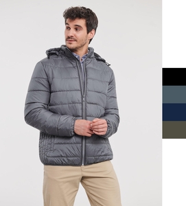 Russell Europe Herren Hooded Nano Jacke leicht Herbst Winter DuPont R-440M-0 NEU
