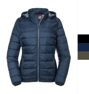 Russell Europe Damen Hooded Nano Jacke Basic Herbst Winter DuPont R-440F-0 NEU