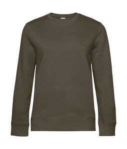 B&C Damen QUEEN Basic Sweatshirt bedruckbar Single Jersey Regular Fit WW01Q NEU