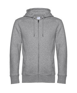 B&C Unisex Herren Damen KING Zipped Hooded Sweatjacke bedruckbar WU03K NEU