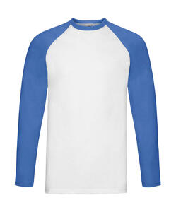 Fruit of the Loom Herren Longsleeve Baseball T-Shirt S-2XL 61-028-0 NEU