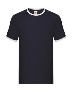 Fruit of the Loom Herren T-Shirt Baumwolle Ringer T 61-168-0 NEU